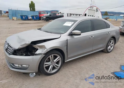 2013 Volkswagen Passat 2.0L Tdi Sel Premium from USA, damaged, VIN 1VWCN7A37DC112635